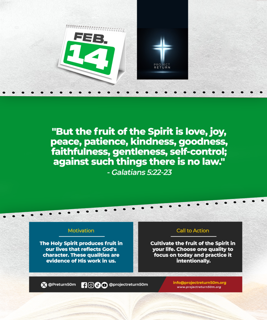 Verse: "But the fruit of the Spirit is love, joy, peace, patience, kindness, goodness, faithfulness, gentleness, self-control; against such things there is no law." - Galatians 5:22-23