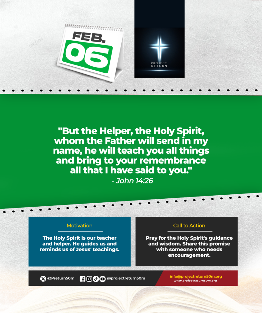 Verse: "But the Helper, the Holy Spirit, whom the Father will send in my name, he will teach you all things and bring to your remembrance all that I have said to you." - John 14:26